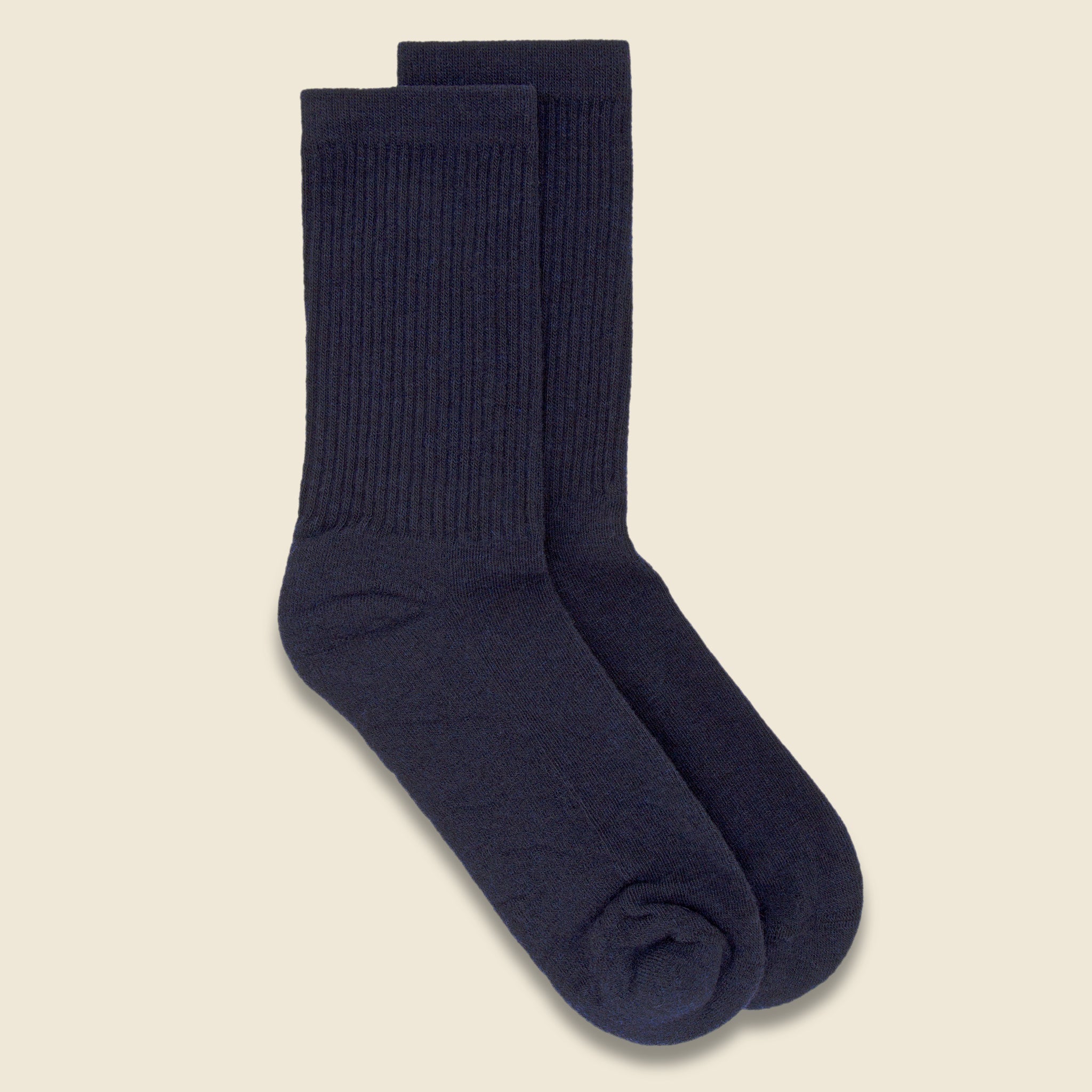Merino Wool Crew Sock - Navy - American Trench - STAG Provisions - Accessories - Socks