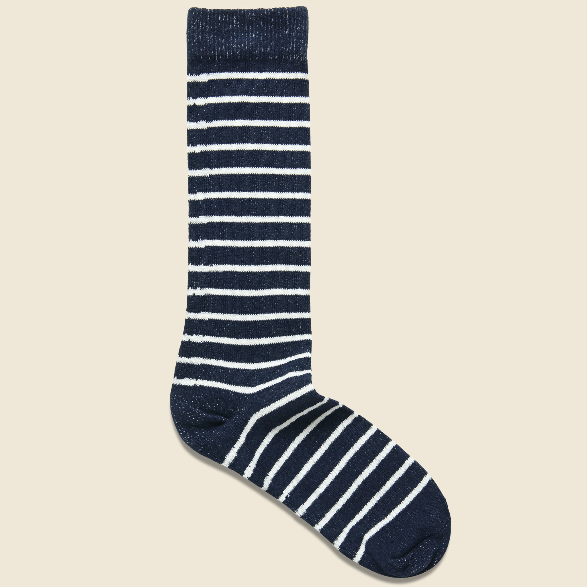 Classic Breton Stripe Sock - Navy/White - American Trench - STAG Provisions - Accessories - Socks