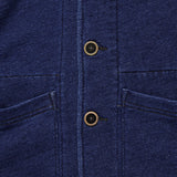French Terry Shawl Collar Jacket - Indigo - Alex Mill - STAG Provisions - Tops - Sweater
