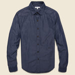 End on End School Shirt - Navy - Alex Mill - STAG Provisions - Tops - L/S Woven - Solid