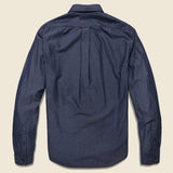 End on End School Shirt - Navy - Alex Mill - STAG Provisions - Tops - L/S Woven - Solid