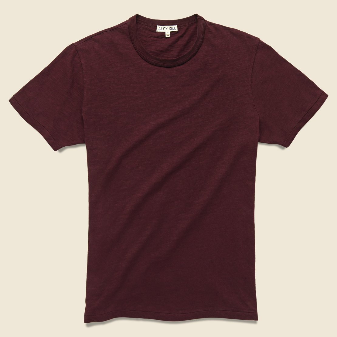 New Standard Crew Tee - Wine - Alex Mill - STAG Provisions - Tops - S/S Tee