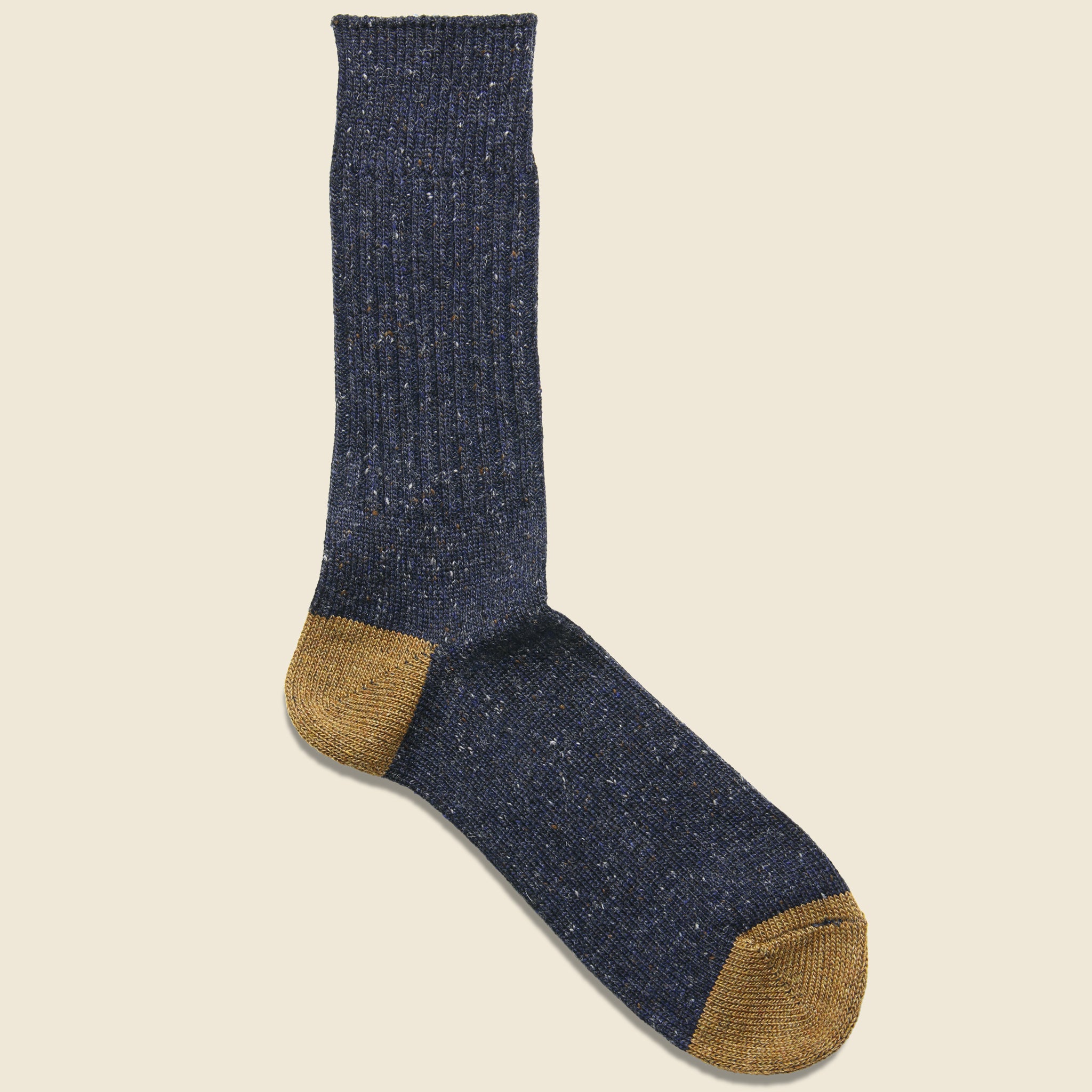 Cap Toe Cotton Sock - Brown - Anonymous Ism - STAG Provisions - Accessories - Socks