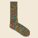 5 Color Mix Crew Sock - Mustard - Anonymous Ism - STAG Provisions - Accessories - Socks
