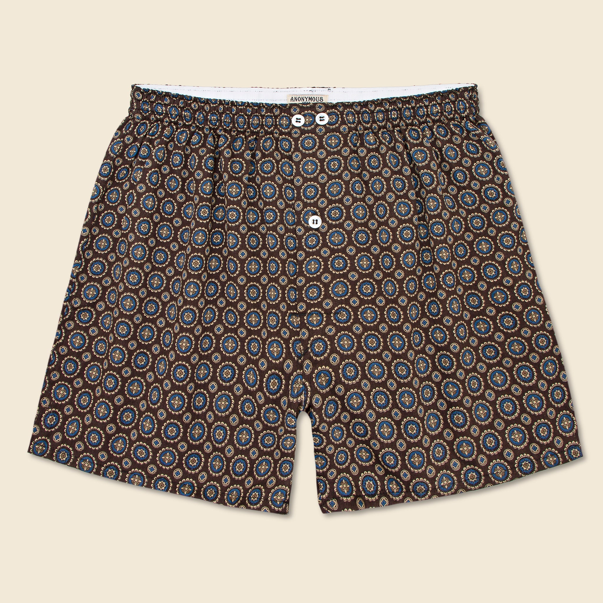 KOMON Pattern Boxers - Charcoal - Anonymous Ism - STAG Provisions - Accessories - Underwear