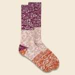 Trico Slub Crew - Wine - Anonymous Ism - STAG Provisions - Accessories - Socks