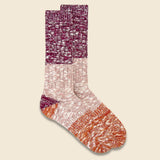 Trico Slub Crew - Wine - Anonymous Ism - STAG Provisions - Accessories - Socks