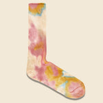 Tie Dye Crew Sock - Pink - Anonymous Ism - STAG Provisions - Accessories - Socks