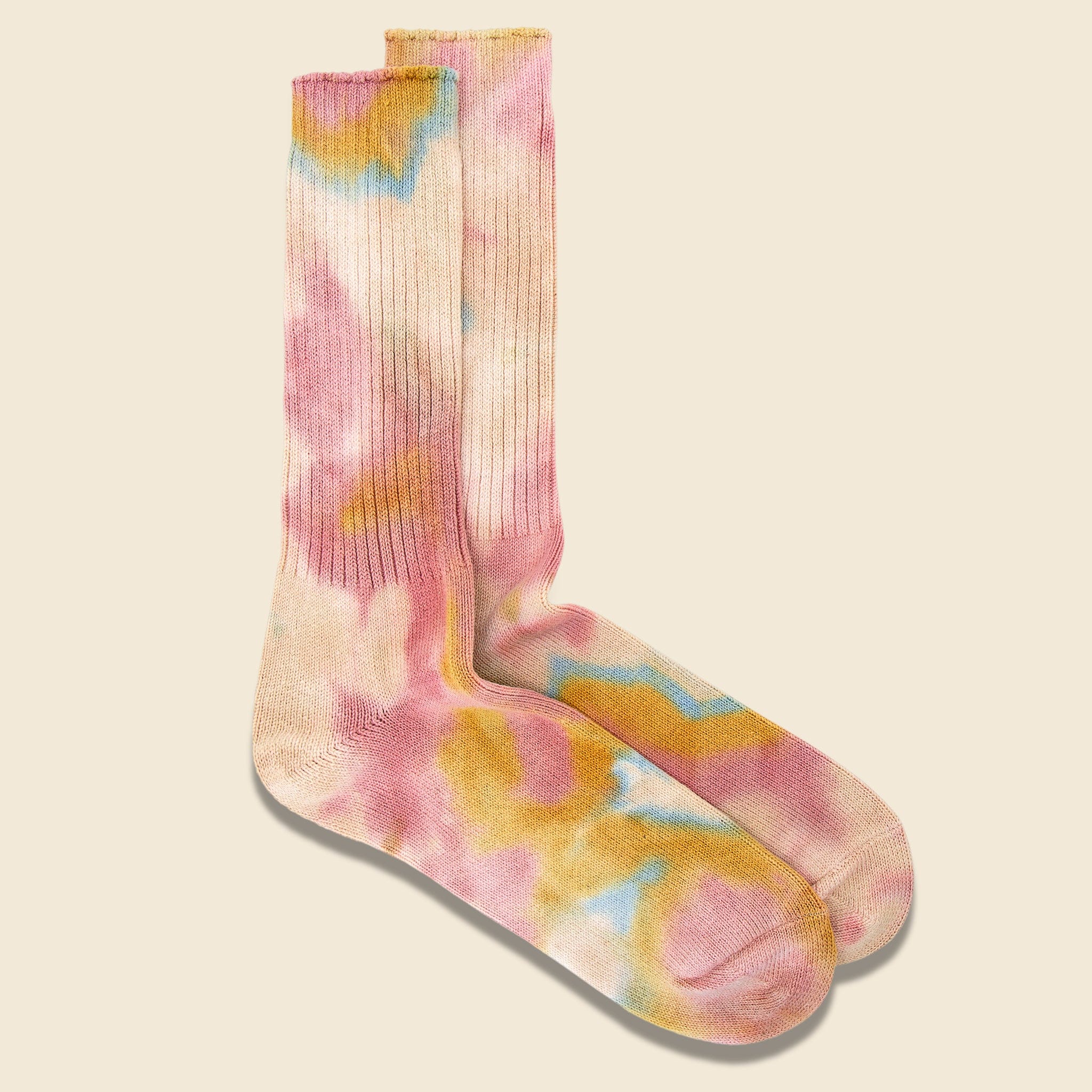 Tie Dye Crew Sock - Pink - Anonymous Ism - STAG Provisions - Accessories - Socks