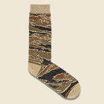 Camo Sock - Beige Multi - Anonymous Ism - STAG Provisions - Accessories - Socks