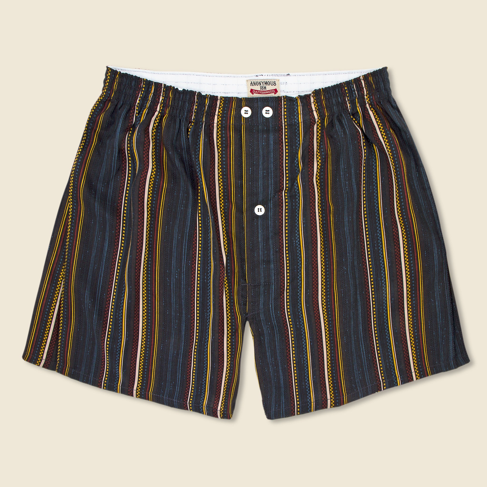 African Stripe Boxer - Charcoal - Anonymous Ism - STAG Provisions - Accessories - Underwear
