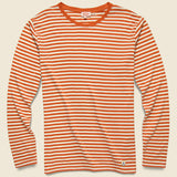 Breton Stripe Tee - Orange - Armor Lux - STAG Provisions - Tops - L/S Tee