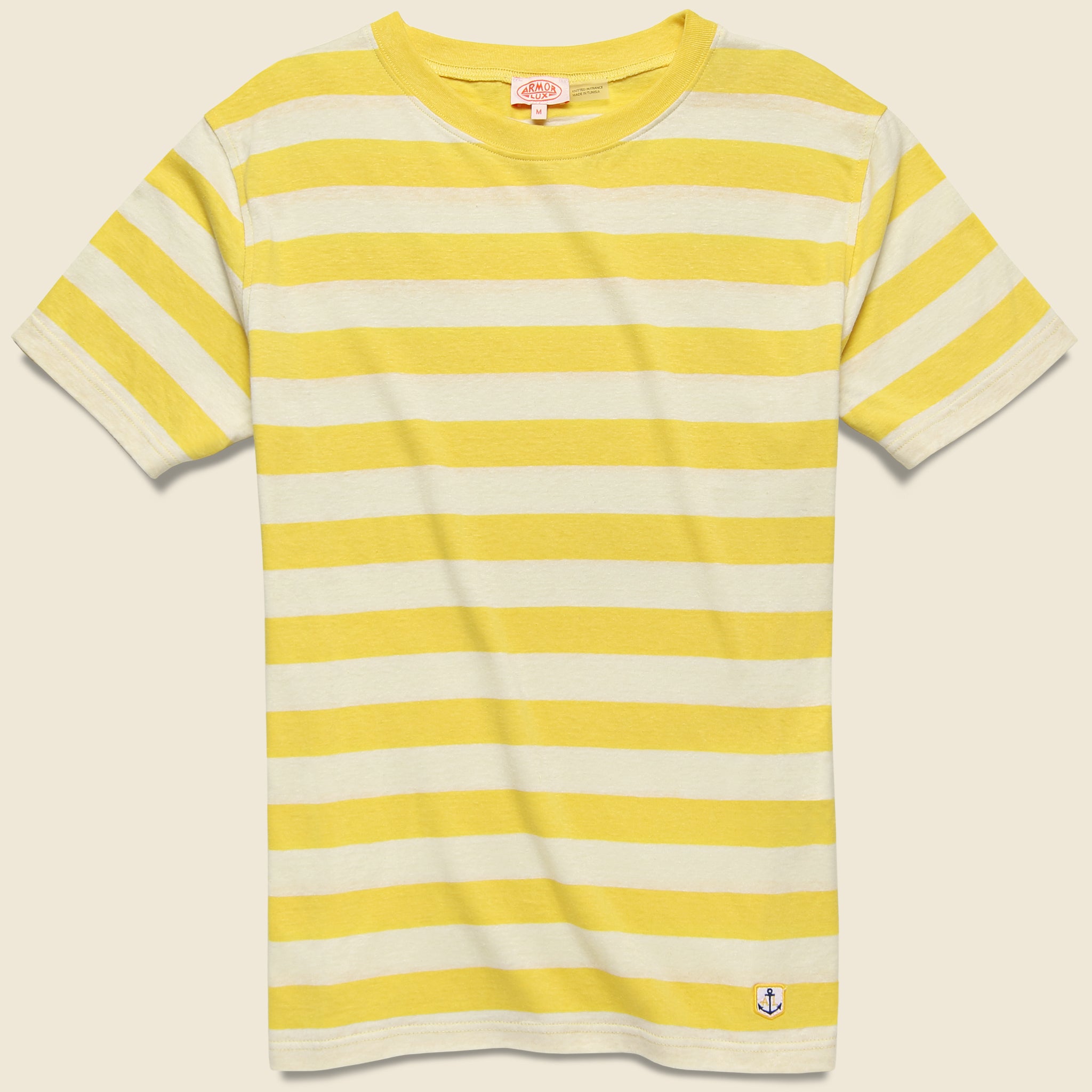 Breton Stripe Tee - Yellow - Armor Lux - STAG Provisions - Tops - S/S Tee