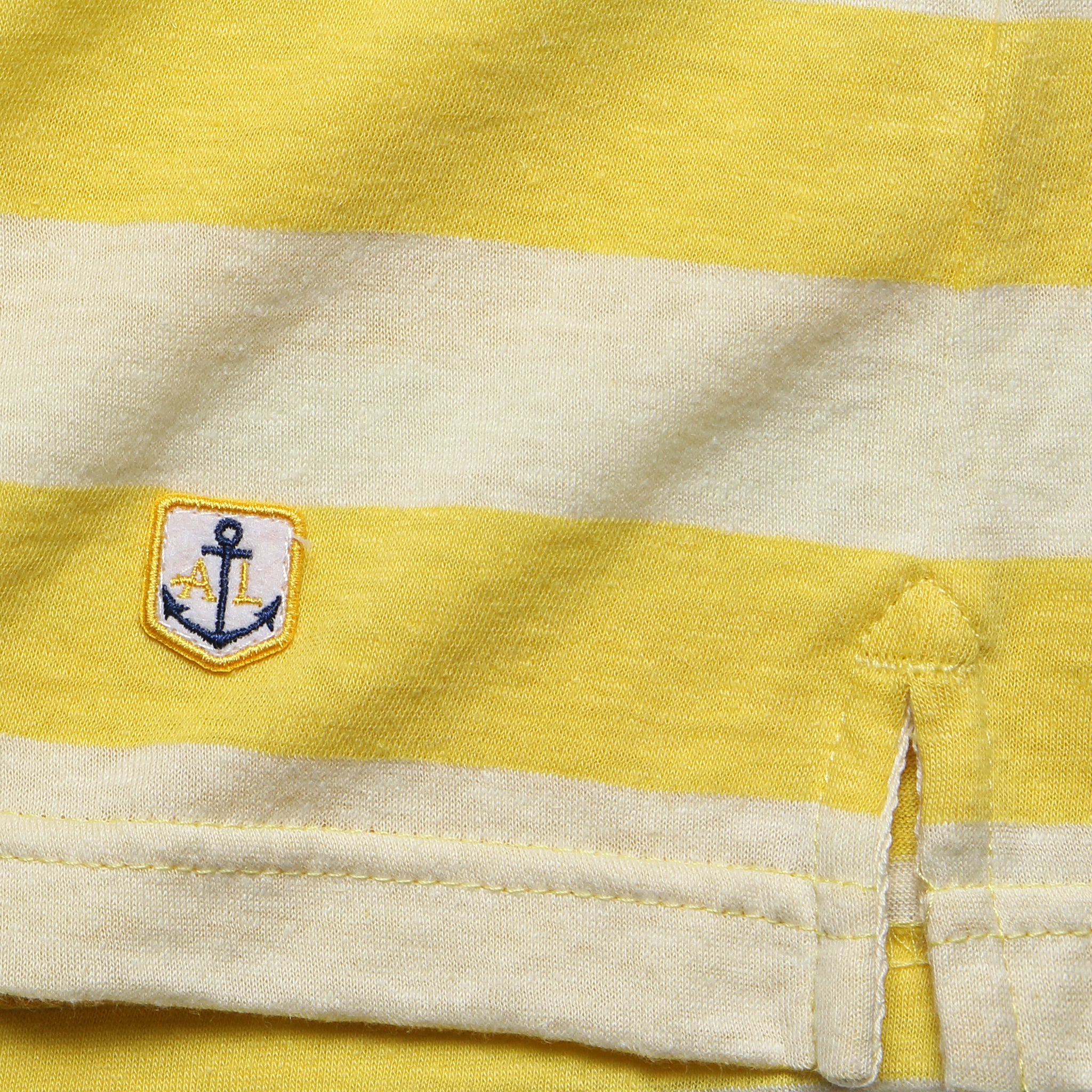 Breton Stripe Tee - Yellow - Armor Lux - STAG Provisions - Tops - S/S Tee