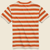 Breton Stripe Tee - Orange - Armor Lux - STAG Provisions - Tops - S/S Tee