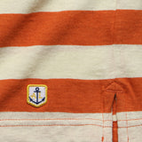Breton Stripe Tee - Orange - Armor Lux - STAG Provisions - Tops - S/S Tee