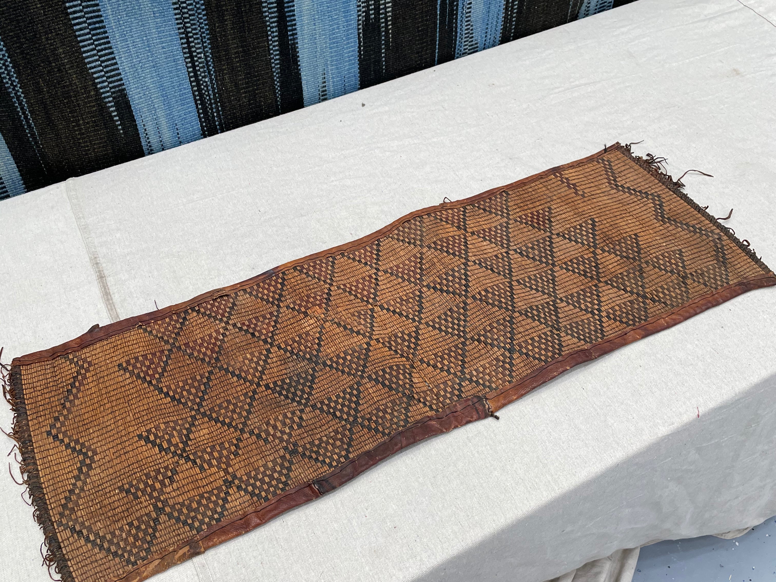 B56 - Woven Small Brown Place Mat / Runner - Warehouse Sale - STAG Provisions - Warehouse Sale