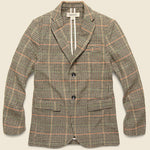 Wool Check Blazer - Khaki - Barque - STAG Provisions - Suiting - Sport Coat