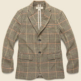 Wool Check Blazer - Khaki - Barque - STAG Provisions - Suiting - Sport Coat
