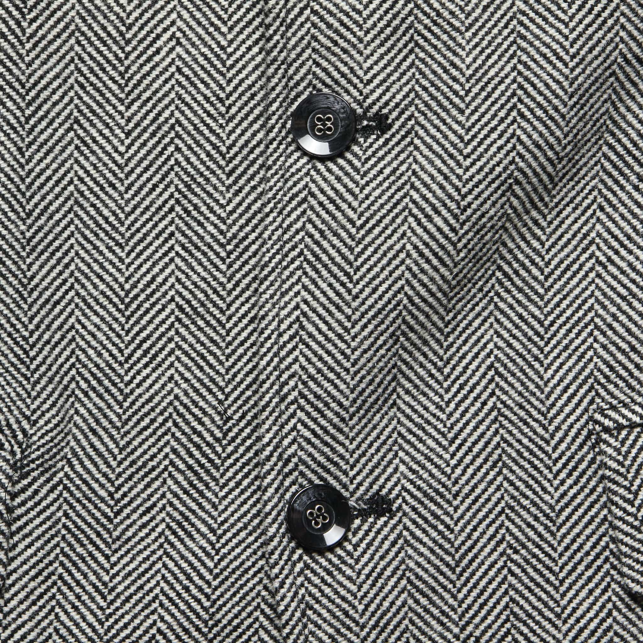 Wool Herringbone Blazer - Black - Barque - STAG Provisions - Suiting - Sport Coat