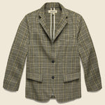 Wool Check Blazer - Mustard - Barque - STAG Provisions - Suiting - Sport Coat