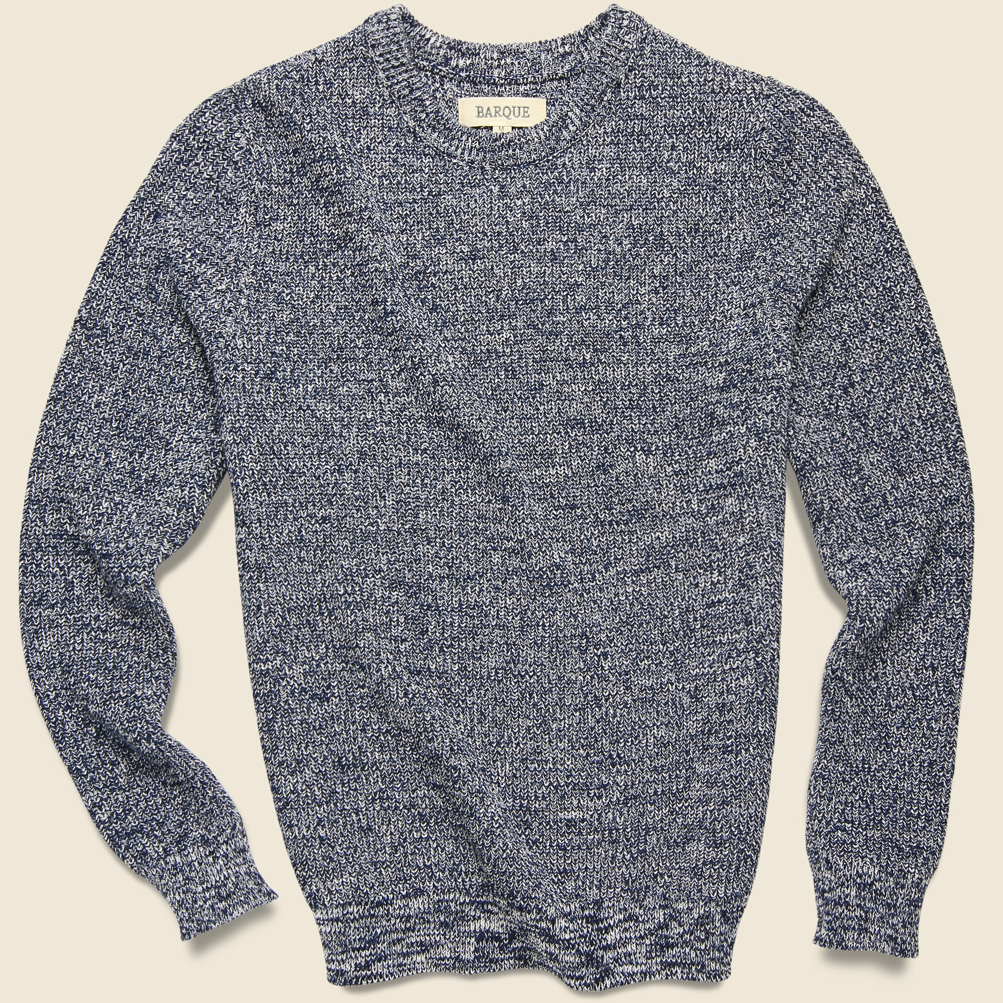 Cotton Ragg Crewneck Sweater - Navy - Barque - STAG Provisions - Tops - Sweater