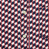 Geo Print Shirt - Red - Barque - STAG Provisions - Tops - S/S Woven - Other Pattern