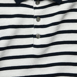 Breton Stripe Sweater Polo - Navy - Barque - STAG Provisions - Tops - S/S Knit