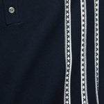 Vintage Jacquard Sweater Shirt - Navy - Barque - STAG Provisions - Tops - S/S Knit