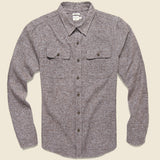 Bedford Flannel - Umber Heather - Bridge & Burn - STAG Provisions - Tops - L/S Woven - Solid
