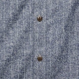 Winslow Flannel - Navy Heather Stripe - Bridge & Burn - STAG Provisions - Tops - L/S Woven - Stripe