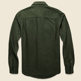 Winslow Flannel - Olive - Bridge & Burn - STAG Provisions - Tops - L/S Woven - Solid