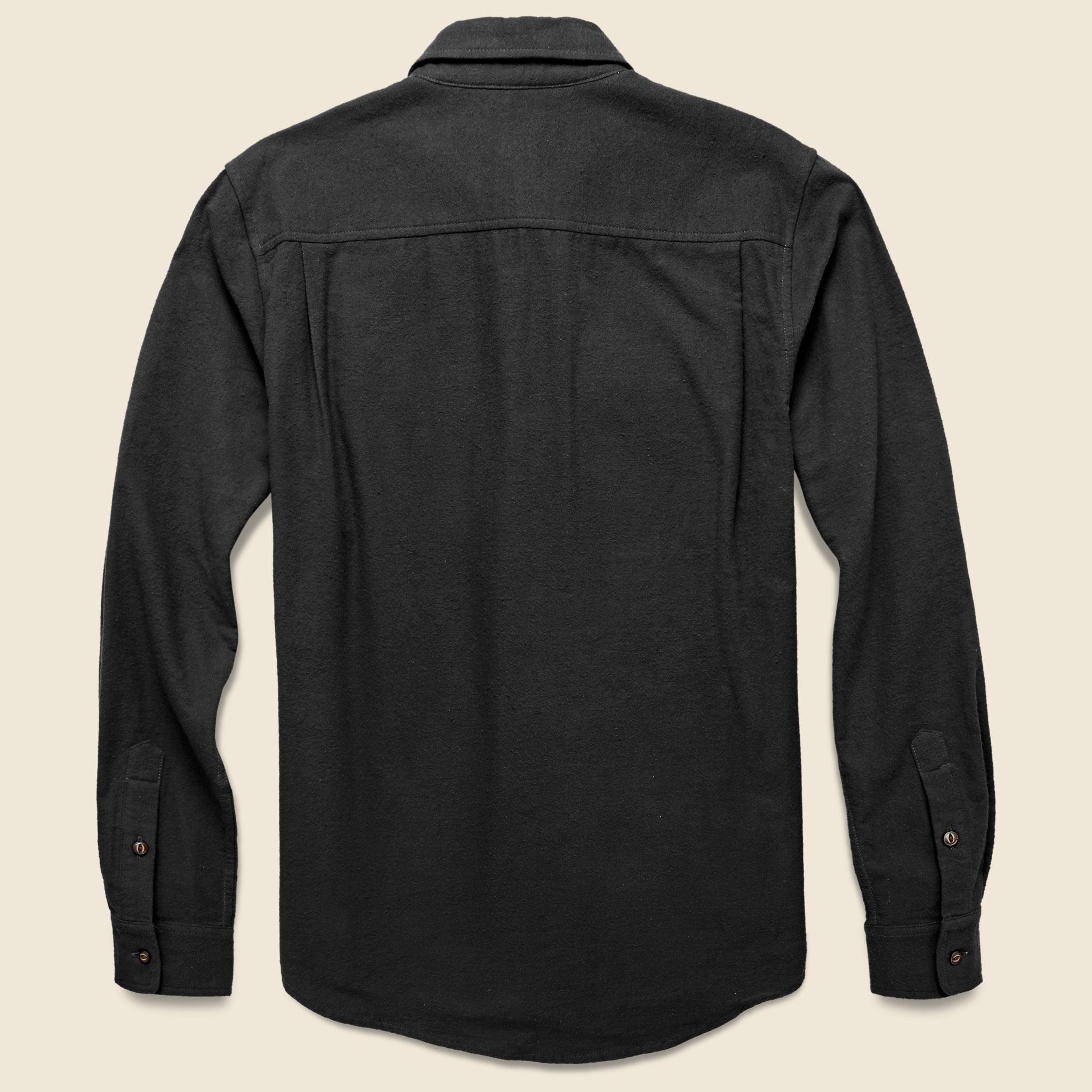 Cole Flannel - Charcoal - Bridge & Burn - STAG Provisions - Tops - L/S Woven - Solid