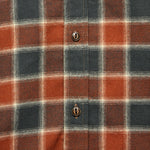 Bedford Flannel - Rust Charcoal Plaid - Bridge & Burn - STAG Provisions - Tops - L/S Woven - Plaid