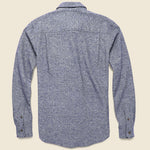 Winslow Flannel - Navy Heather - Bridge & Burn - STAG Provisions - Tops - L/S Woven - Solid