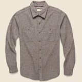 Winslow Flannel - Brown Heather - Bridge & Burn - STAG Provisions - Tops - L/S Woven - Solid