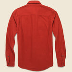 Cole Flannel - Dull Red - Bridge & Burn - STAG Provisions - Tops - L/S Woven - Solid