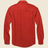 Cole Flannel - Dull Red - Bridge & Burn - STAG Provisions - Tops - L/S Woven - Solid