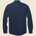 Cole Flannel - Navy - Bridge & Burn - STAG Provisions - Tops - L/S Woven - Solid