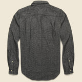 Cole Birdseye Flannel - Black - Bridge & Burn - STAG Provisions - Tops - L/S Woven - Fleck