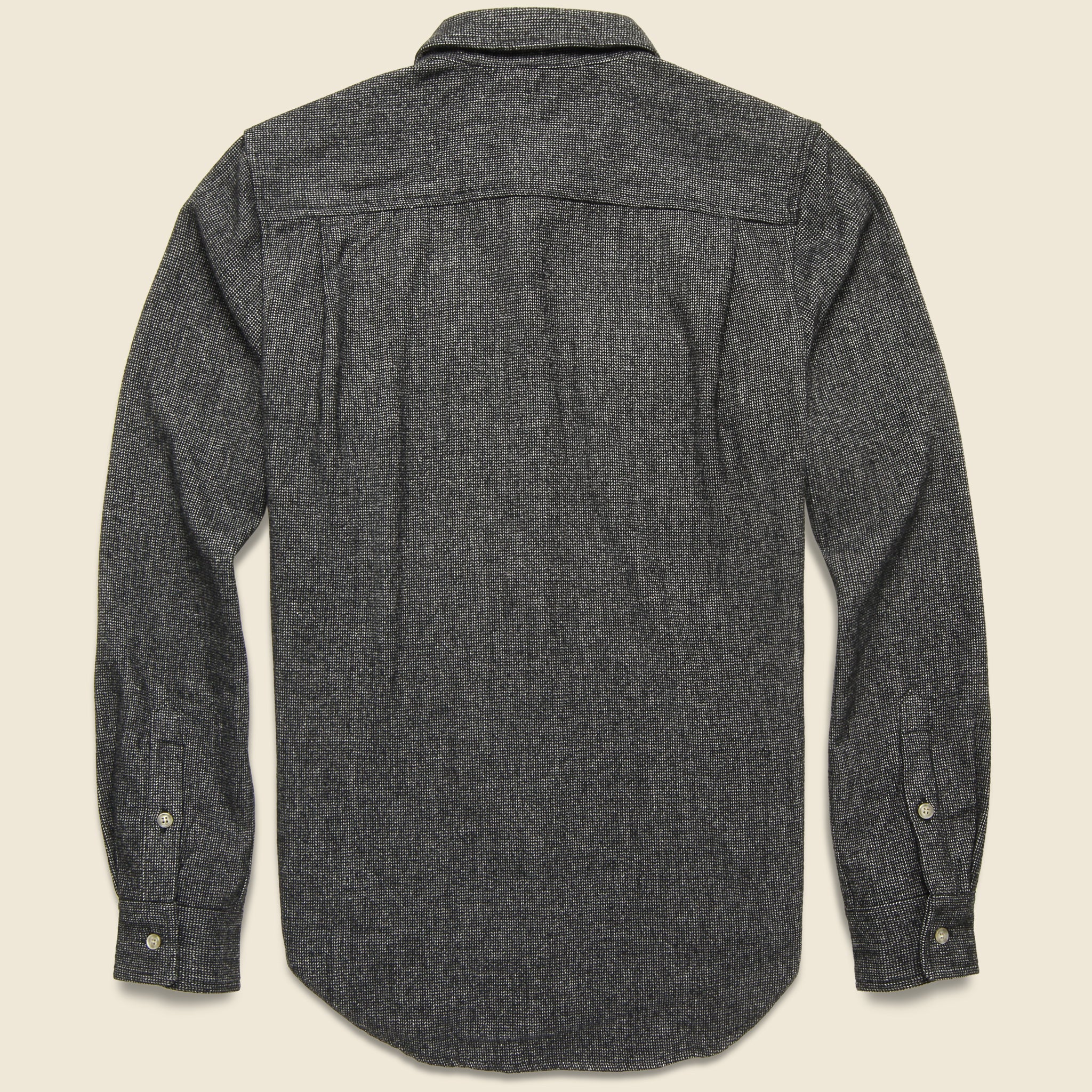 Cole Birdseye Flannel - Black - Bridge & Burn - STAG Provisions - Tops - L/S Woven - Fleck
