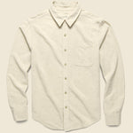 Winslow Flannel - Natural - Bridge & Burn - STAG Provisions - Tops - L/S Woven - Solid