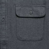Bedford Shirt - Charcoal Herringbone - Bridge & Burn - STAG Provisions - Tops - L/S Woven - Other Pattern