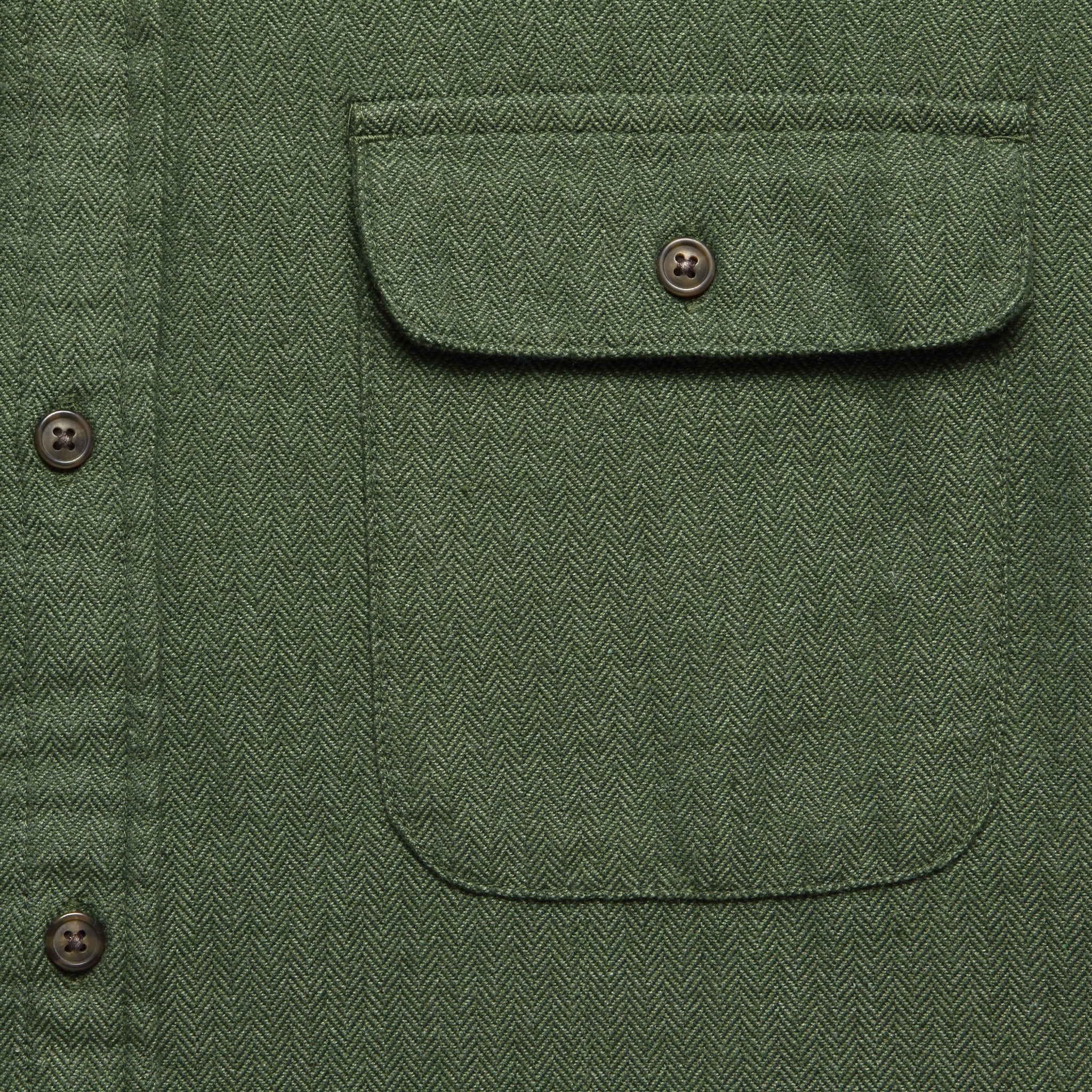 Bedford Shirt - Forest Herringbone - Bridge & Burn - STAG Provisions - Tops - L/S Woven - Other Pattern