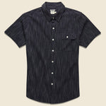 Marten Shirt - Navy Pinstripe - Bridge & Burn - STAG Provisions - Tops - S/S Woven - Stripe