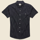 Marten Shirt - Navy Pinstripe - Bridge & Burn - STAG Provisions - Tops - S/S Woven - Stripe