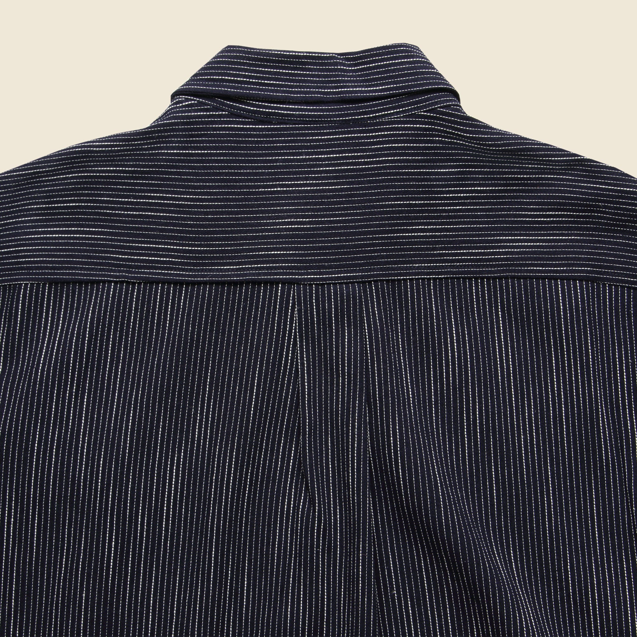Marten Shirt - Navy Pinstripe - Bridge & Burn - STAG Provisions - Tops - S/S Woven - Stripe