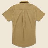 Marten Shirt - Camel - Bridge & Burn - STAG Provisions - Tops - S/S Woven - Stripe