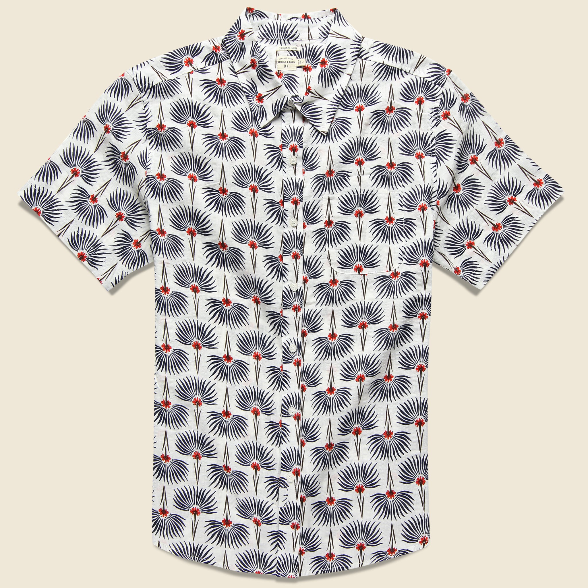 Harbor Shirt - Hawaiian Print - Bridge & Burn - STAG Provisions - Tops - S/S Woven - Floral