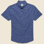 Harbor Shirt - Navy Slub - Bridge & Burn - STAG Provisions - Tops - S/S Woven - Other Pattern
